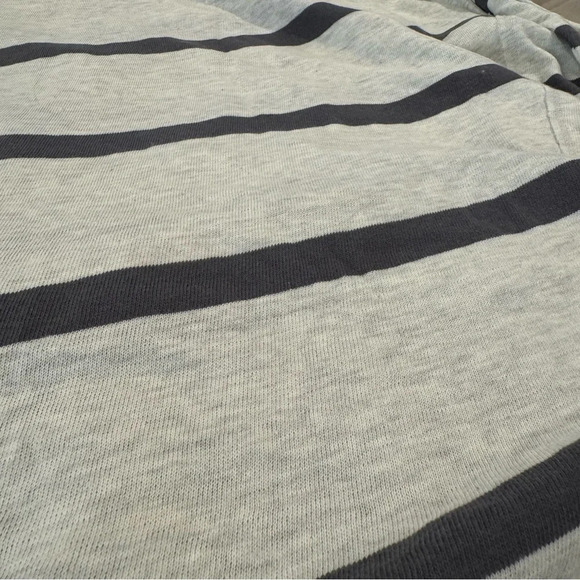 Free People Upstate Striped Long Sleeve Dolman Tee Women's Grey Black Medium - Picture 8 of 9